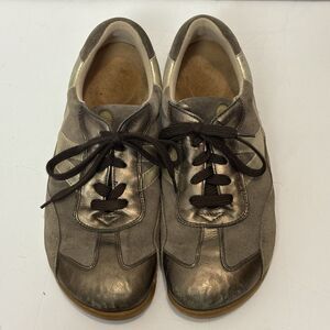 Footprints By Birkenstocks Sneakers Womens 40 US 9 Darlington Suede Shoes Brown